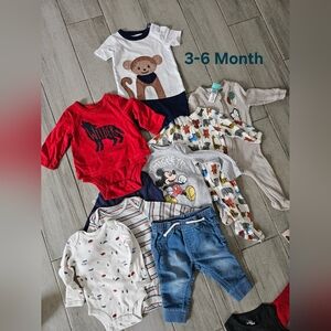 💙4/$10-Baby Boy Clothing Bundle 3-6 Months